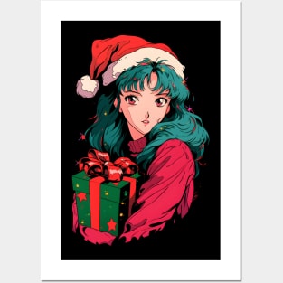 Just an Anime Girl who Loves Christmas! Posters and Art